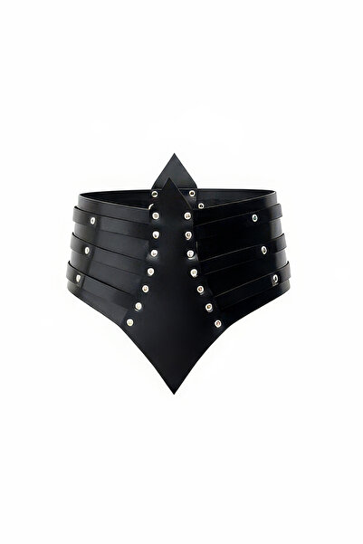 Angels Passion Жіночий шкіряний ремінь, жіночий чорний ремінь, вишуканий модн...