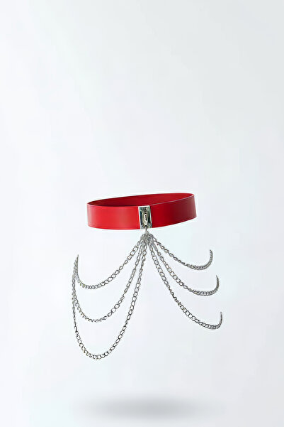 Angels Passion Червона жіноча сумка з ланцюжком на пояс, аксесуар для талії, ...