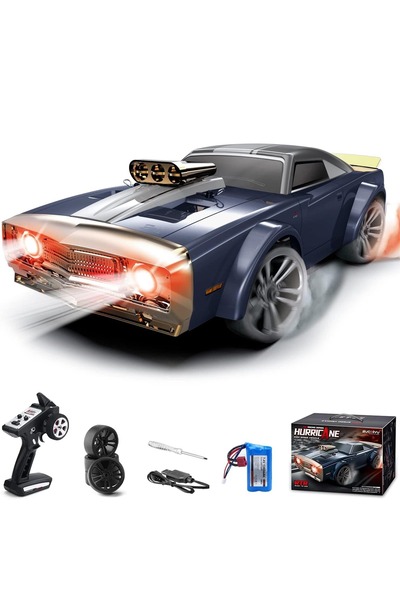 Timebox Mașină de jucărie RC Drift 4WD 38km/h Telecomandă Scară 1:16 Reîncărc...