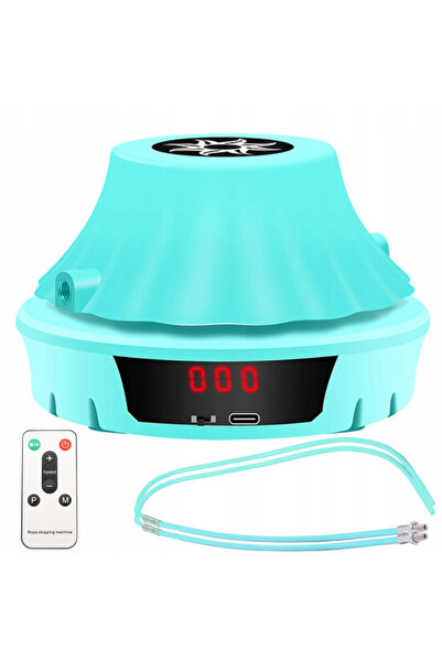 zola Automatic skipping rope, remote control, led display, 10 speed settings, 13 x9 cm, blue