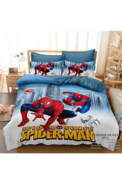 FIONNA.RO Lenjerie Din Bumbac Tip Finet Pentru Copii Cu Elastic - Spiderman -...