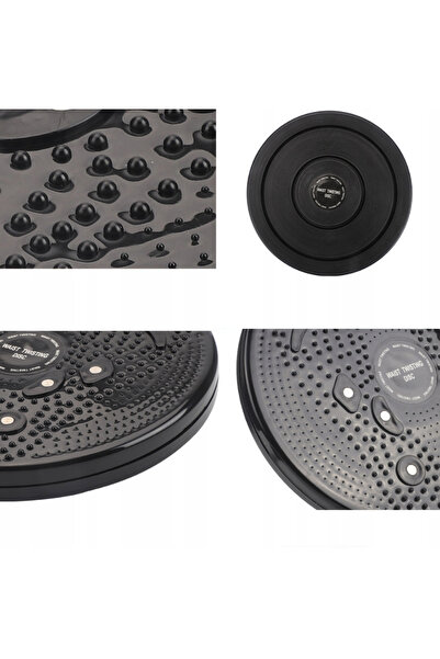 zola Fitness rotating disc, toning abdomen, hips and thighs, diameter 24.5 cm, black