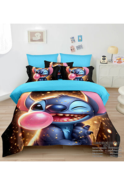 FIONNA.RO Fine Bedding For Children With Elastic - Stitch Alien