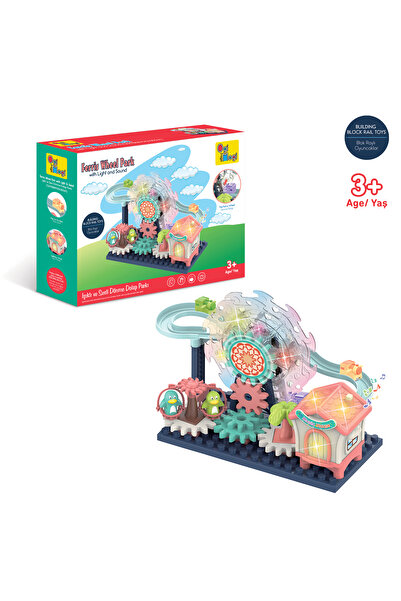 Ogi Mogi Toys Işıklı ve Sesli Dönme Dolaplı Penguenli Lunapark Oyun Seti