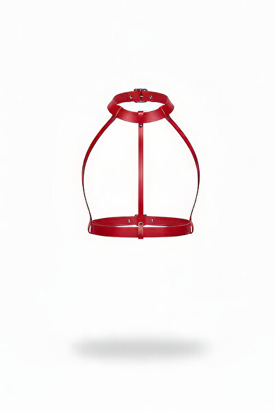 Angels Passion Curea roșie pentru femei, cu detaliu la guler, accesoriu pentr...