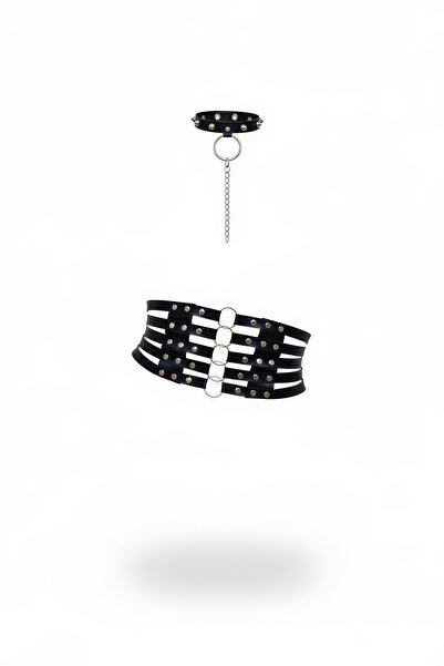 Angels Passion Cureaua neagră pentru femei, centură groasă pentru femei, cent...