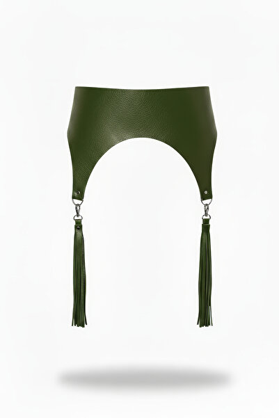 Angels Passion Khaki Women's Narrow Classic Style Belt