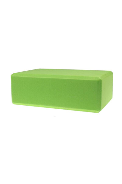 zola Yoga brick, EVA foam, 22.5x14.5x7.5 cm, green