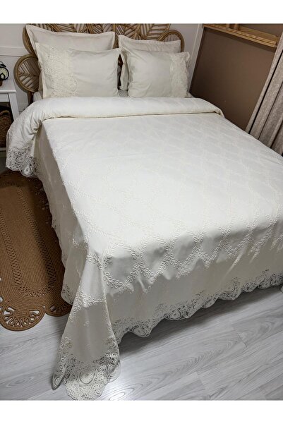 Rouge Hera güpür tam set çeyiz seti