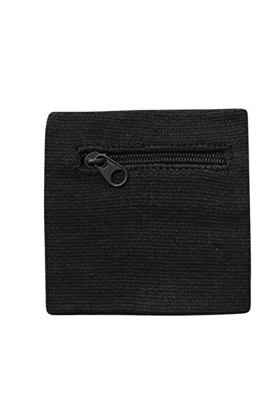 zola Sport sleeve, zip pocket, cotton and polyester, 8x8 cm, black