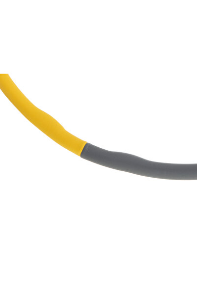 zola Hula Hoop, for fitness training, diameter 85 cm, yellow/grey
