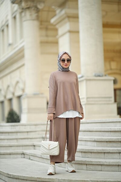 NS Moda حجاب زينا للنساء من فرو المنك