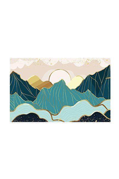 4Decor Tablou pânză 4Decor, Gold Mountain, 95x150cm, DE0173