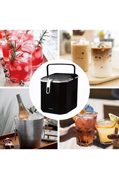 Klausberg Automatic ice maker, LED panel, 100 W, 1.2 liter tank capacity, black,