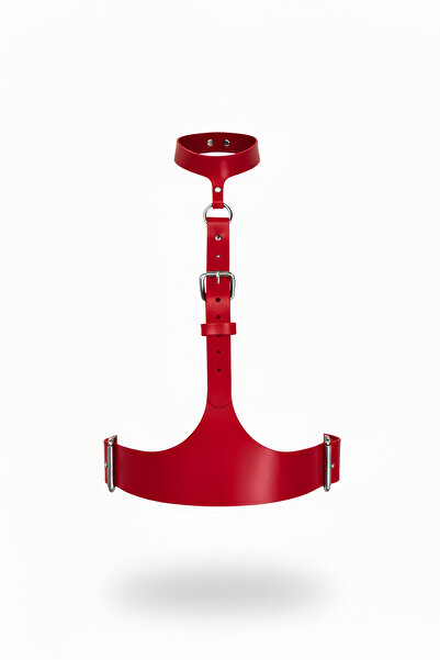 Angels Passion Червона жіноча поясна підвіска з деталями на комірі та пряжкою...