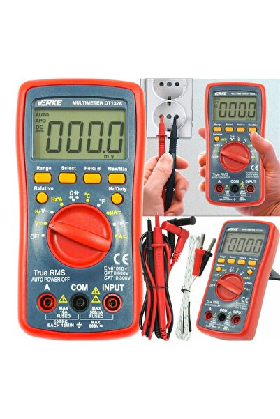 VERKE Digital multimeter, measuring and control device,