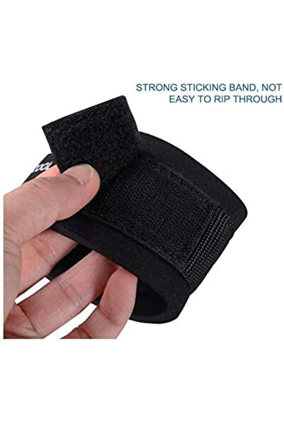 zola Set of 2 training ankle bands, foam, 46x8 cm, black