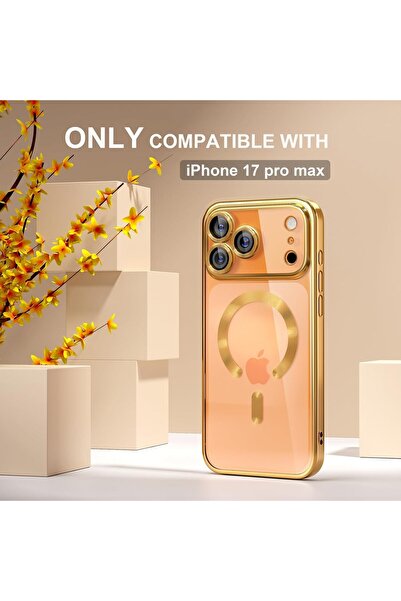Nezih Case Apple iPhone 17 Pro Max Compatible Corners Colorful Transparent Camera Protected Silicone Cover