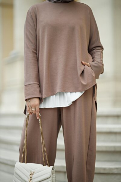 NS Moda Tesettür Zeyna Women's Mink