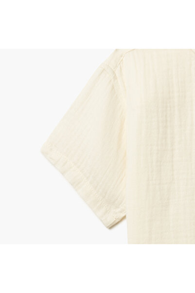 Lee Cooper Solid Shirt with Short Sleeves