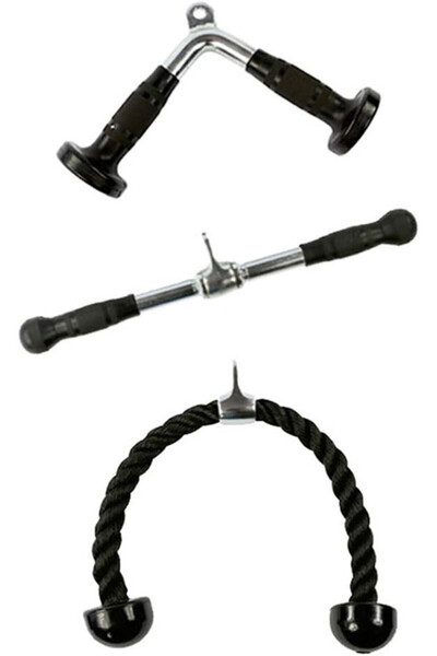 BESPORTBLE حبل ضغط ثلاثي الرؤوس مع فاصل معدني عالي التحمل وكابل نايلون غير قا...