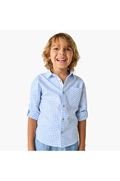 Lee Cooper Checked Shirt with Long Sleeves