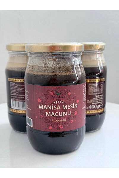 Manisa Mesirhane Üçlü ATOM Manisa Mesir Macunu - 41 çeşit baharat - Propolisl...