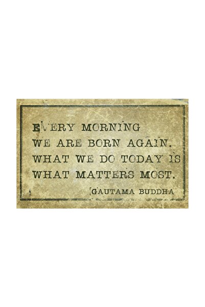 4Decor Tablou pânză 4Decor, În fiecare dimineață, 60x90cm, DE0090