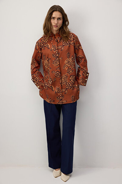 Touché Privé PATTERNED SATIN SHIRT