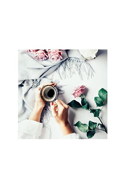 4Decor Pânză Tablou 4Decor, Cafea Chic, 50x50cm, DE0258