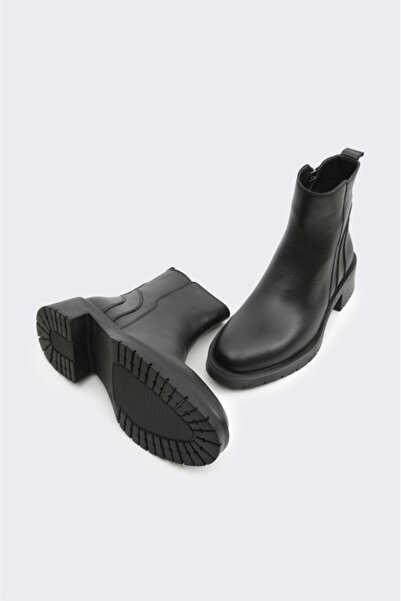 derinet Hakiki Deri Comfort Taban Kadın Bot