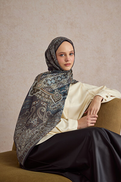 Qef Cotton Shawl Shadow Olive