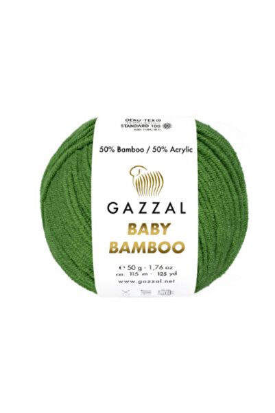 Gazzal Baby Bamboo 50% bambus 50% bumbac fir de tricotat 50 g / 250 m-95232-1...