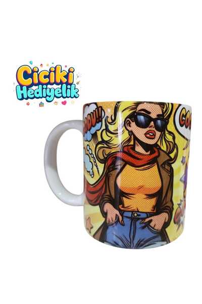 ciciki hediyelik كوب هدية بتأثير ثلاثي الأبعاد بنمط فن البوب