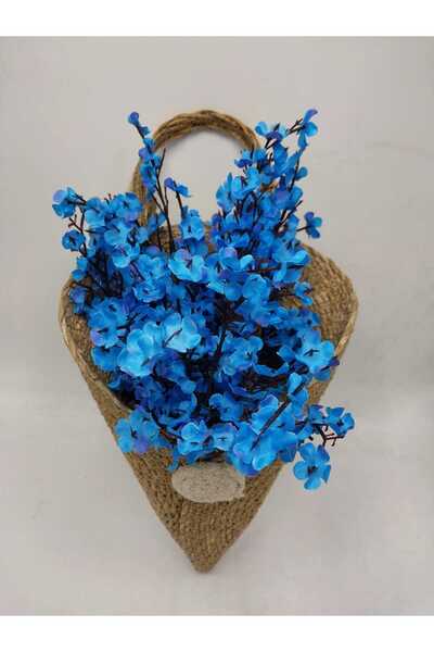 Ebruli hediyelik Ornament de perete din paie, floare suspendată și floare de cireș realistă, ornament decorativ de perete