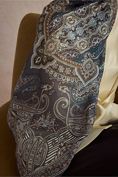 Qef Cotton Shawl Shadow Olive