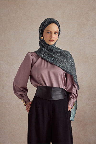 Qef Cotton Shawl Lune Silver