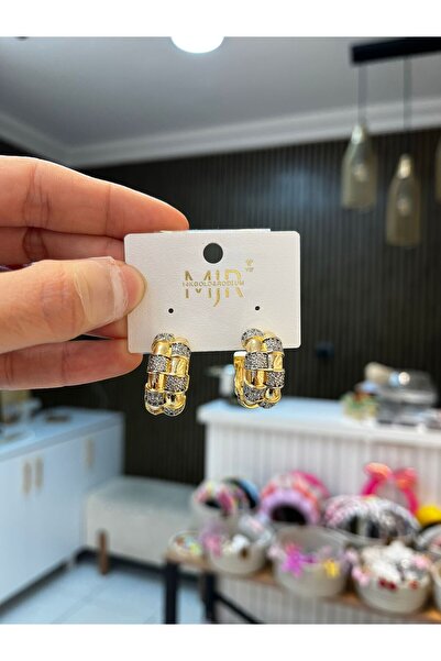 PARLAAKSESUAR22 14K ALTIN KAPLAMA KÜPE