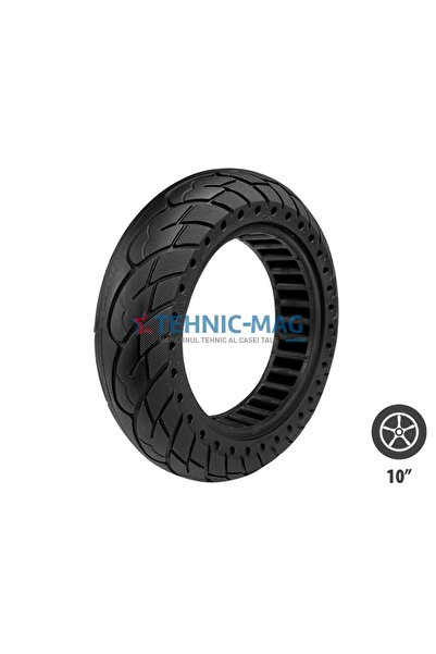 Wattiz Anvelopă solidă pentru trotinetă electrică 10×2.50-6.5 | Ninebot G30 A...