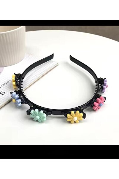 AresTokaAksesuar مكواة تصفيف الشعر على شكل تاج مع أشكال ملونة