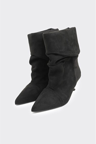 derinet Kısa Topuk Uzun Kadın Bot