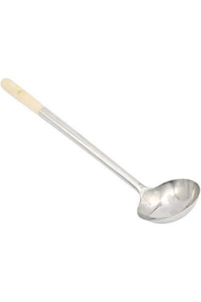 zola Ξύλινη λαβή κουτάλας, ανοξείδωτο ατσάλι, ασημί/καφέ χρώμα