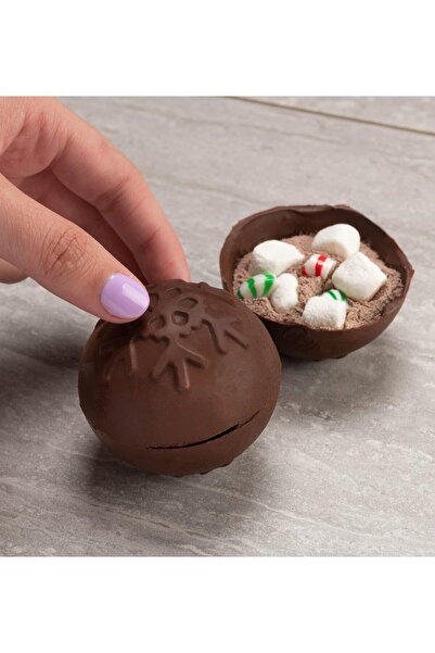 Dharst Silicone mold for 3D Christmas balls with 4 different models - T13163