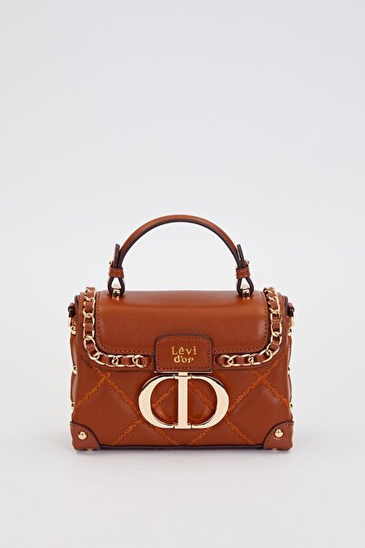 Levidor Quilted Embroidery, Chain Knitting and Metal Staple Detail Small Size...