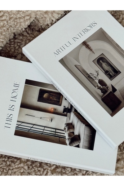 AYSA HOME DECOR 2-Piece Decorative Book Box, Artful Interiors, This Is Home