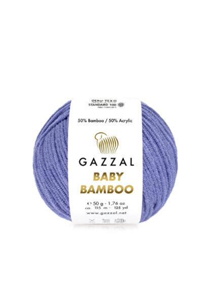 Gazzal Baby Bamboo %50 Bambu %50 Pamuk Örgü İpliği 50 g / 250 m-95221-1 ADET