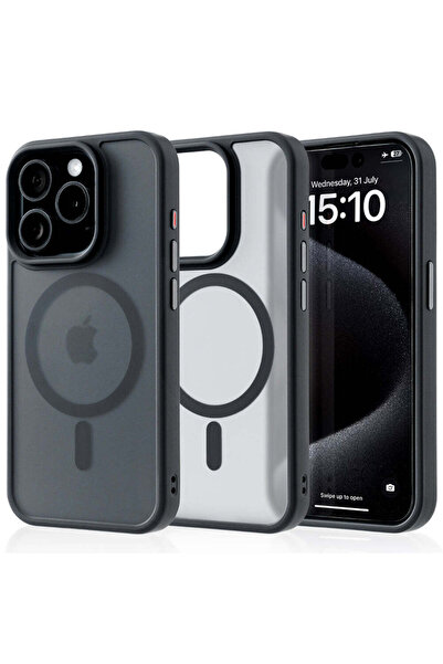 Casey Studios Husa Magsafe iPhone 15, Incarcare Wireless, Margini Ridicate, S...