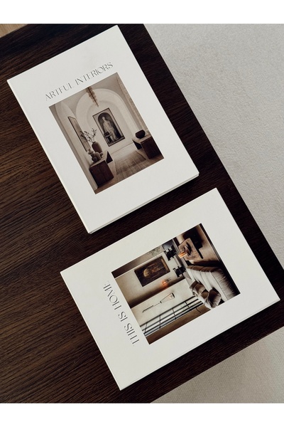 AYSA HOME DECOR 2-Piece Decorative Book Box, Artful Interiors, This Is Home