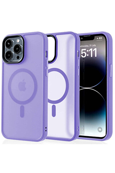 Casey Studios Husa Magsafe iPhone 14 Pro Max, Incarcare Wireless, Margini Rid...