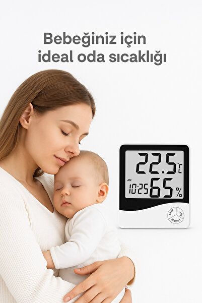 MorBebe Bebek Oda Termometresi I Dijital Oda Termometresi I Derece Termometre...